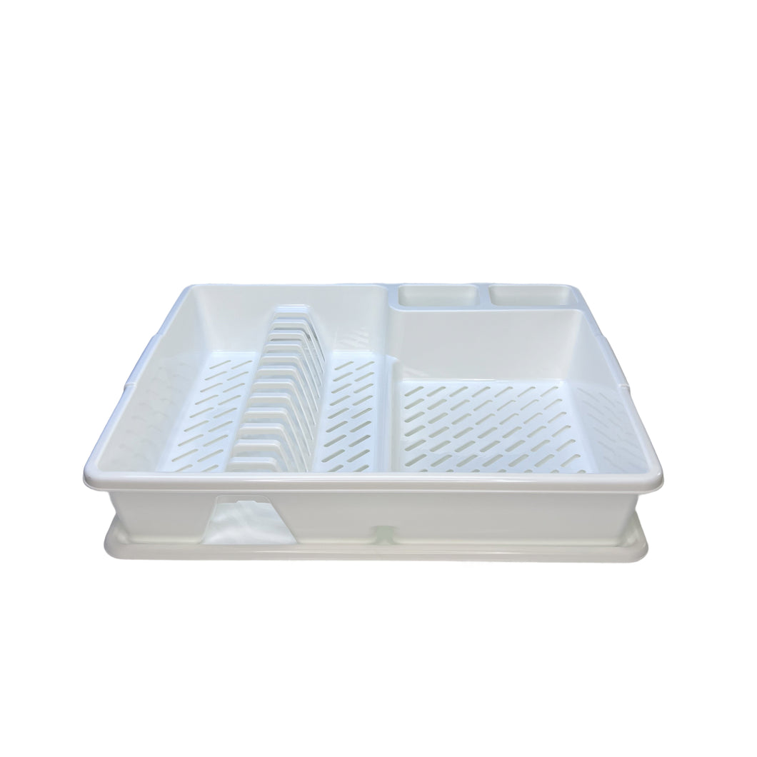 Gab Plastic Dish Drying Rack with Tray - 48.5 x 38 x 9cm, Available in Several Colors
