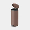 Brabantia New Icon Pedal Bin, 30 Liters - Taupe