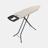 Brabantia Ironing Board B - 124 x 38cm, Steam Iron Rest, Denim Grey