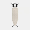 Brabantia Ironing Board B - 124 x 38cm, Steam Iron Rest, Denim Grey