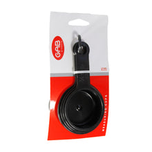 Load image into Gallery viewer, Gab Plastic Measuring Cups, Set of 4 - Black
