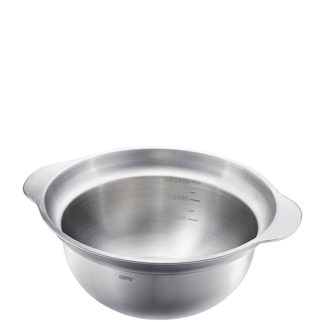 Gefu Premio Stainless Steel Bowls - 23cm, 1.5 Liters