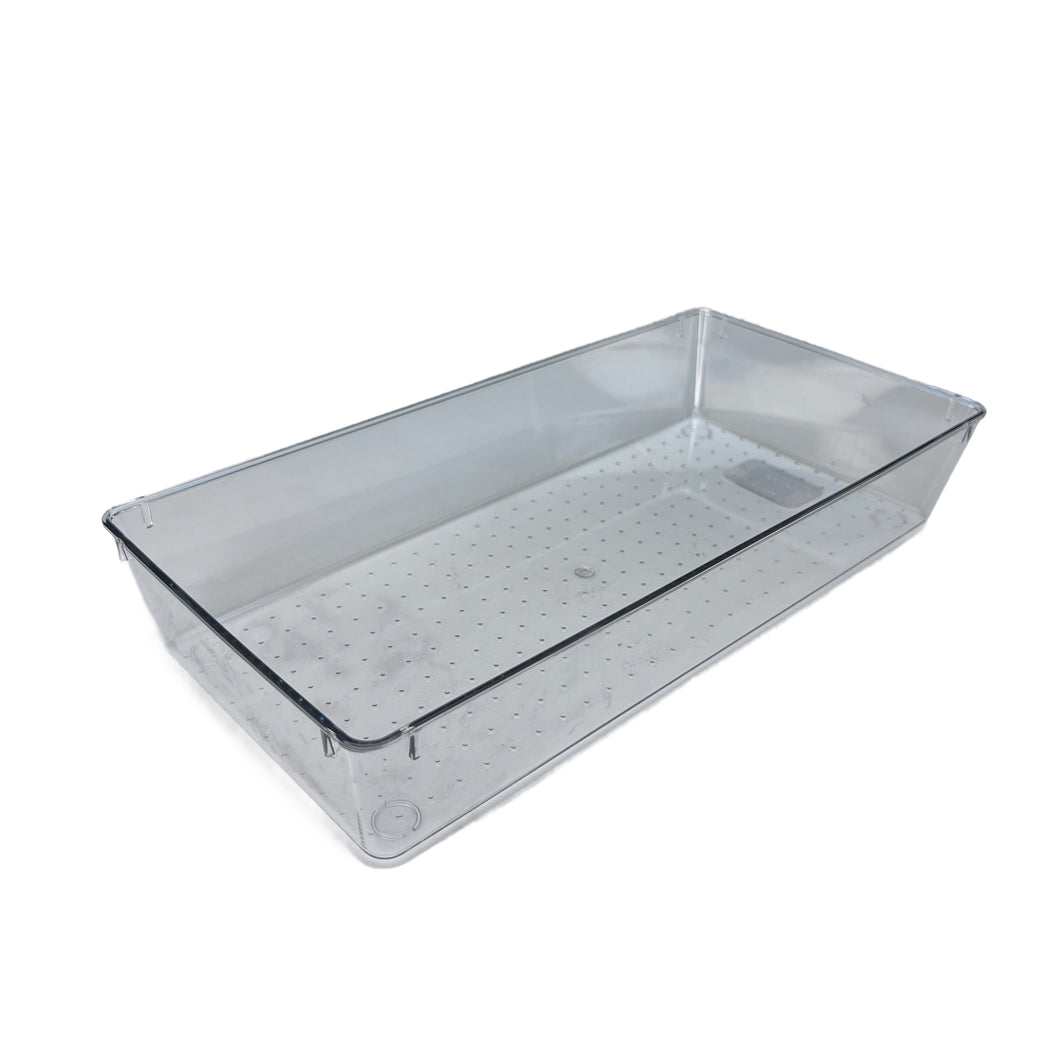Gab Plastic Multipurpose Organizer, X-Large - 30.5 x 15 x 5cm, Transparent