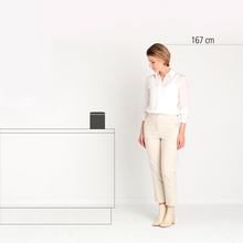 Load image into Gallery viewer, Brabantia Table Bin, Metal Top, 2.3 Litres - Matt Steel
