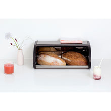 Load image into Gallery viewer, Brabantia Roll Top Bread Bin - Matt Steel Fingerprint Proof
