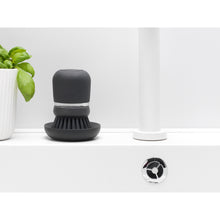 Load image into Gallery viewer, Brabantia SinkSide Soap Dispensing Dish Brush - Dark Grey
