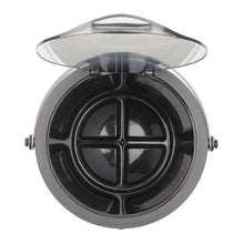 Load image into Gallery viewer, OXO Good Grips Steel Ice Bucket &amp; Tong Set - Stainless Steel, top view with open lid.
