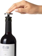 Load image into Gallery viewer, OXO Good Grips Expanding Wine Stoppers - Pack of 2, on bottle.
