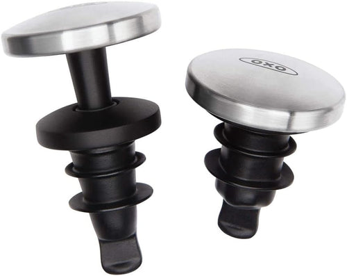 OXO Good Grips Expanding Wine Stoppers - Pack of 2.