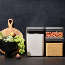 Load image into Gallery viewer, OXO Good Grips Pop Container, Square Small, 1000ml - Stainless Steel
