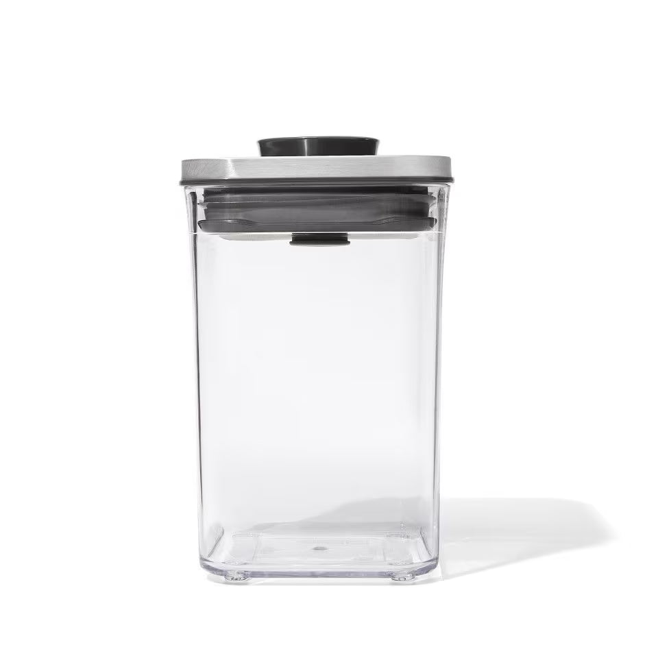 OXO Good Grips Pop Container, Square Small, 1000ml - Stainless Steel
