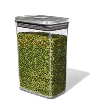 Load image into Gallery viewer, OXO Good Grips Pop Container, Rectangular Medium, 2600ml - Stainless Steel
