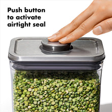 Load image into Gallery viewer, OXO Good Grips Pop Container, Rectangular Medium, 2600ml - Stainless Steel
