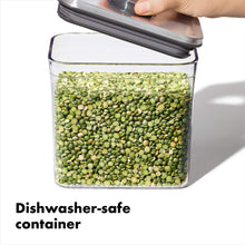 Load image into Gallery viewer, OXO Good Grips Pop Container, Rectangular Short, 1600ml - Stainless Steel
