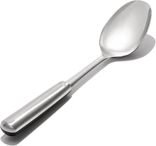 Load image into Gallery viewer, OXO Good Grips Cooking Spoon - Stainless Steel, angled view.
