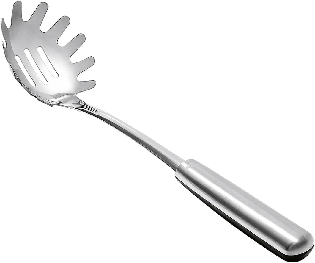 OXO Good Grips Spaghetti Server - Stainless Steel, angled view.