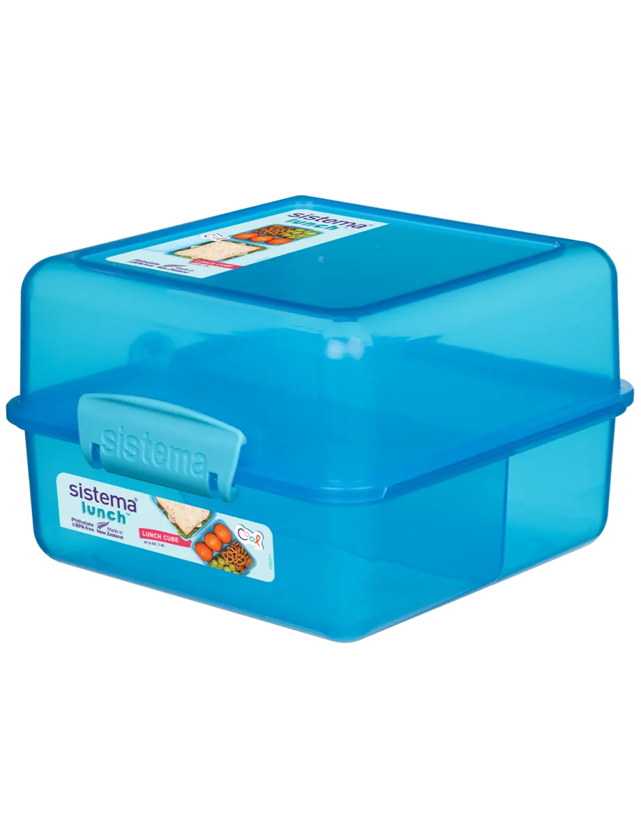 Sistema Lunch Cube To Go, 1.4 Liters - Available in Several Colors