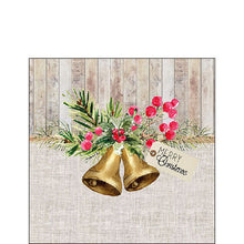 Load image into Gallery viewer, Ambiente Christmas Bells Napkins -  Available in 2 sizes
