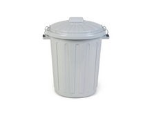 Load image into Gallery viewer, Curver Drum Dustbins - Grey, 70 Liters.
