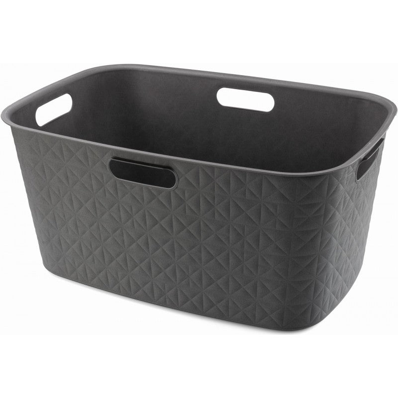 Curver Softex Laundry Basket - 45 Liters, Grey