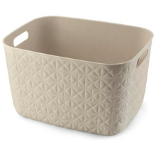 Load image into Gallery viewer, Curver Softex Large Baskets - 19L, 22.1 x 29.2 x 37.9cm, Off White
