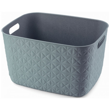 Load image into Gallery viewer, Curver Softex Large Baskets - 19L, 22.1 x 29.2 x 37.9cm, Blue
