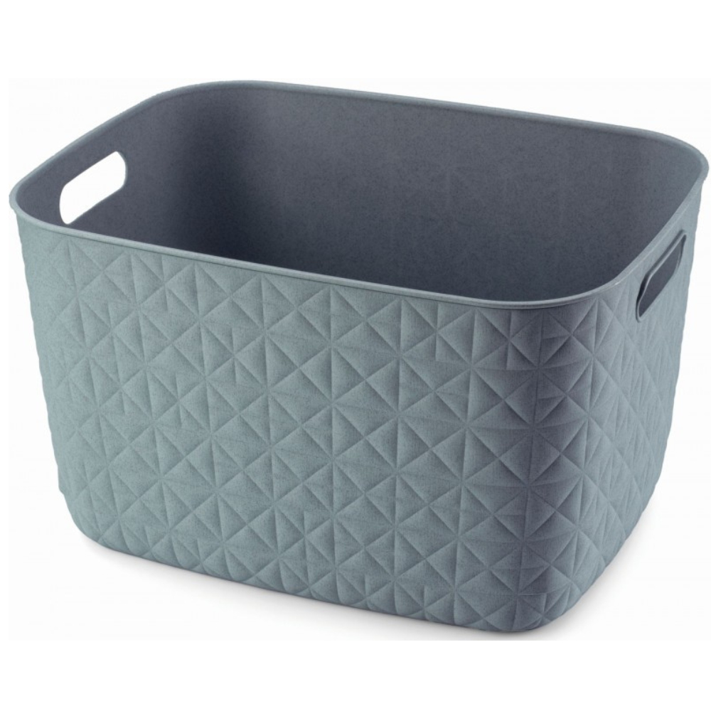 Curver Softex Large Baskets - 19L, 22.1 x 29.2 x 37.9cm, Blue