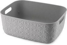 Load image into Gallery viewer, Curver Softex Medium Baskets - 12.5L, 37.9 x 29.2 x 14.3cm, Taupe
