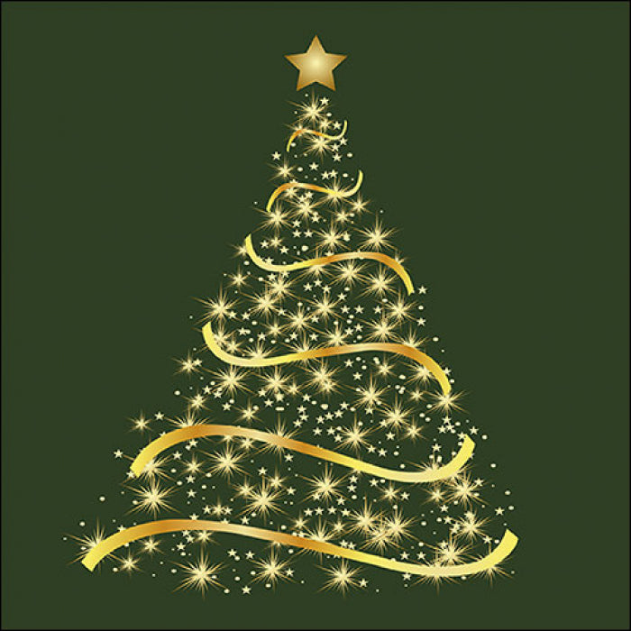 Ambiente Shining Tree Napkins - Large