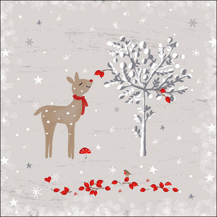 Ambiente Sniffing Deer Napkins - Large