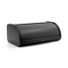 Load image into Gallery viewer, Brabantia Roll Top Bread Bin - Matt Black
