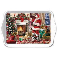 Load image into Gallery viewer, Ambiente Melamine Tray Santa Interior - 13x21cm
