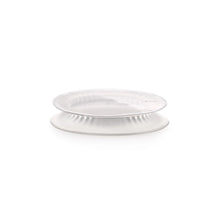 Load image into Gallery viewer, Lekue Reusable Flexible Silicone Lid, 11 - 14cm Diameter - Translucent White
