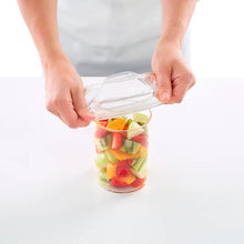 Load image into Gallery viewer, Lekue Reusable Flexible Silicone Lid, 20 - 24cm Diameter - Translucent White
