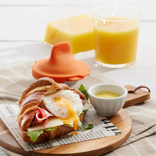 Load image into Gallery viewer, Lekue Set of 2 Egg Poachers - Orange
