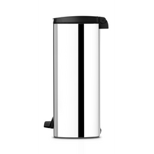 Load image into Gallery viewer, Brabantia Rectangular Pedal Bin with Inner Bucket, Soft Closing - 25 Liters, Brilliant Steel
