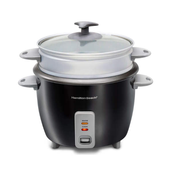 Hamilton Beach Rice Cooker & Steamer, 8 Cups Uncooked Rice - 1.5 Liters, 500W