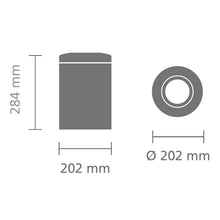 Load image into Gallery viewer, Brabantia Flame Guard Waste Paper Bin, 7 Liters - Matt Steel
