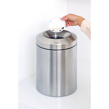 Load image into Gallery viewer, Brabantia Flame Guard Waste Paper Bin, 7 Liters - Matt Steel
