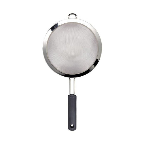 OXO Good Grips Double Rod Strainer - Stainless Steel, 20cm, top view.