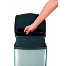 Load image into Gallery viewer, Brabantia Rectangular Pedal Bin with Inner Bucket - 10 Liters, Brilliant Steel

