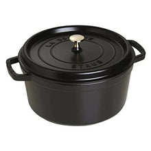 Load image into Gallery viewer, Staub Mini Round Cast Iron Cocotte, Black - 10cm, 0.26 Liters
