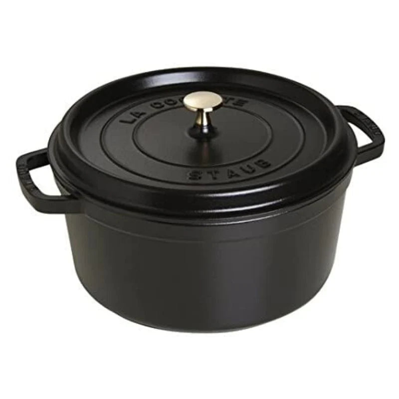 Staub Mini Round Cast Iron Cocotte, Black - 10cm, 0.26 Liters