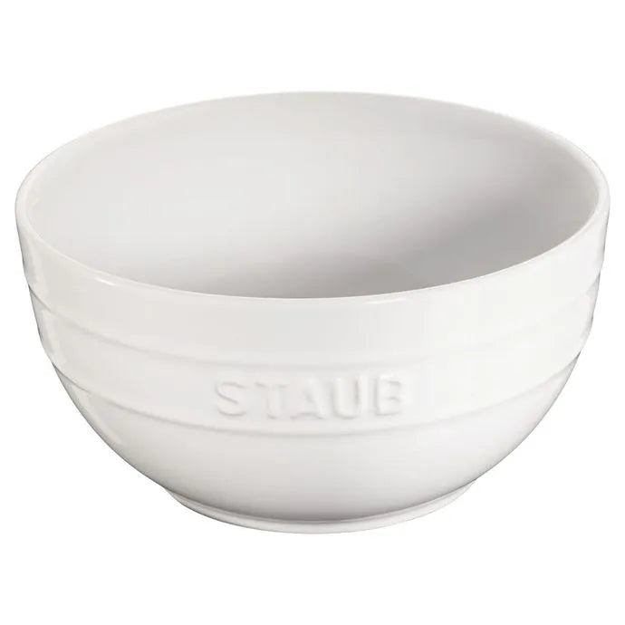 Staub Ceramic Bowls, White - Available in 3 sizes