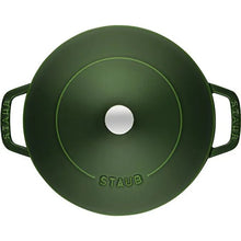 Load image into Gallery viewer, Staub Round Cast Iron Braiser Christeria, Basil - 24 cm or 28cm
