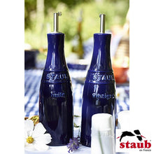 Load image into Gallery viewer, Staub Ceramic Oil &amp; Vinegar Dispensers Set, Blue - 250ml each

