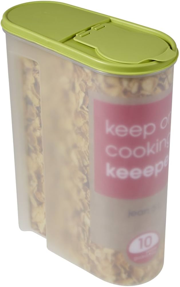 Keeeper Cereal Dispenser, Lime Green - 5 Liters