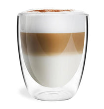 Load image into Gallery viewer, Vialli Design Set of 2 Double-Walled Coffee Cups Amo - 320ml
