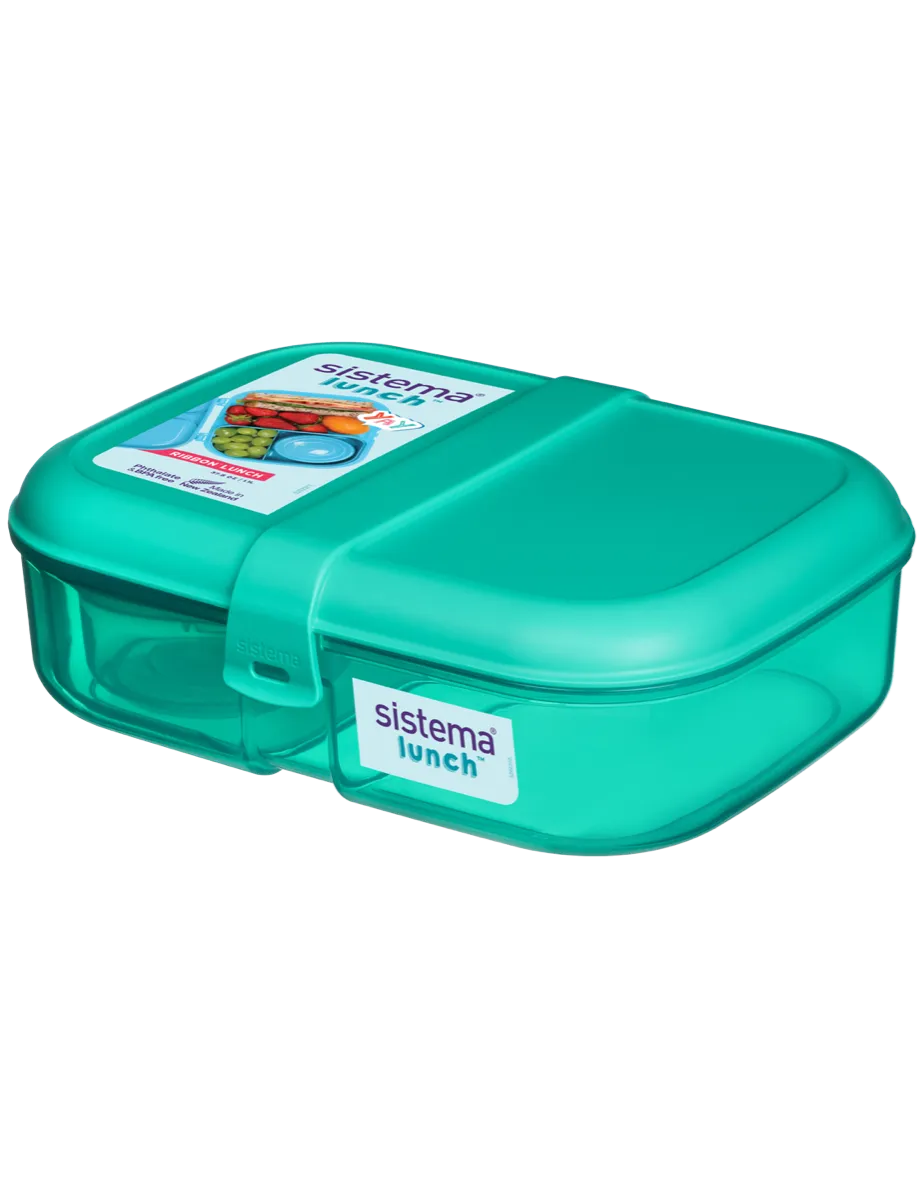 Sistema Ribbon Lunch with Mini Bite, 1.1 Liters - Available in Several Colors