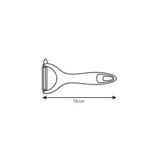 Load image into Gallery viewer, Tescoma Presto Peeler with Lateral Blade - White
